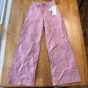 No Boundaries Dusty Pink Wide Leg Pants Size XS NWT